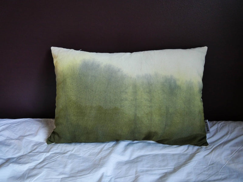 Rectangular Khaki vegetable dye natural cushion